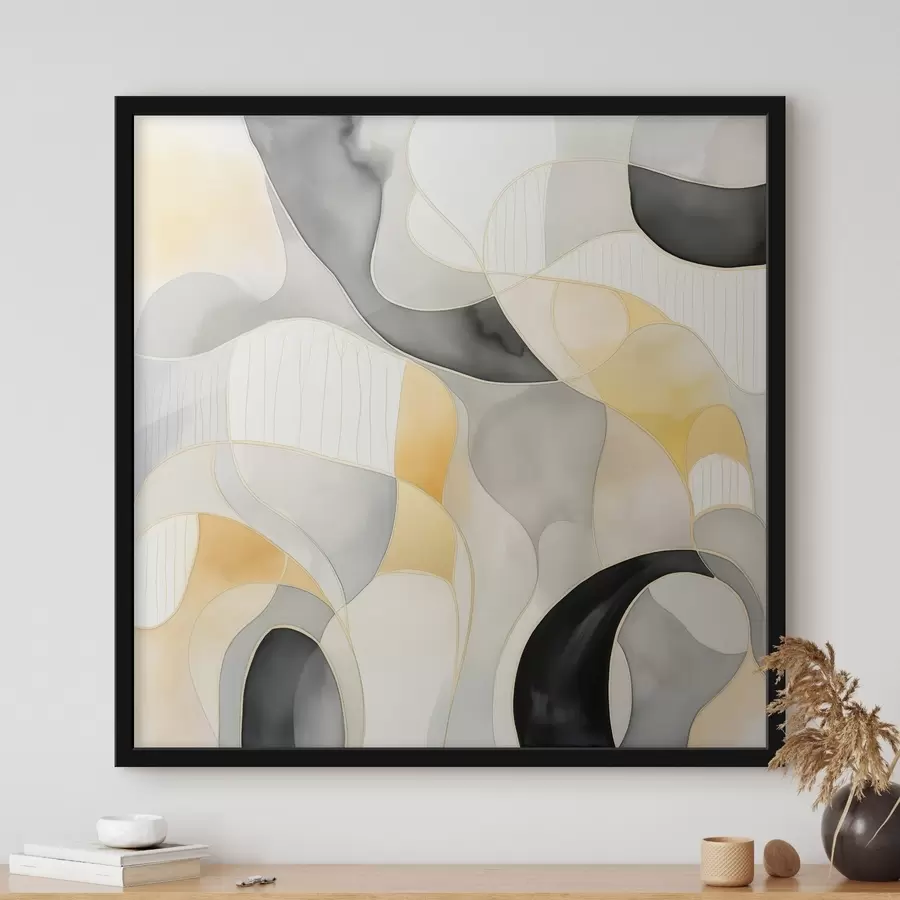 fotószőnyeg Hullámos formák alkoholos tinta stílusban f46329