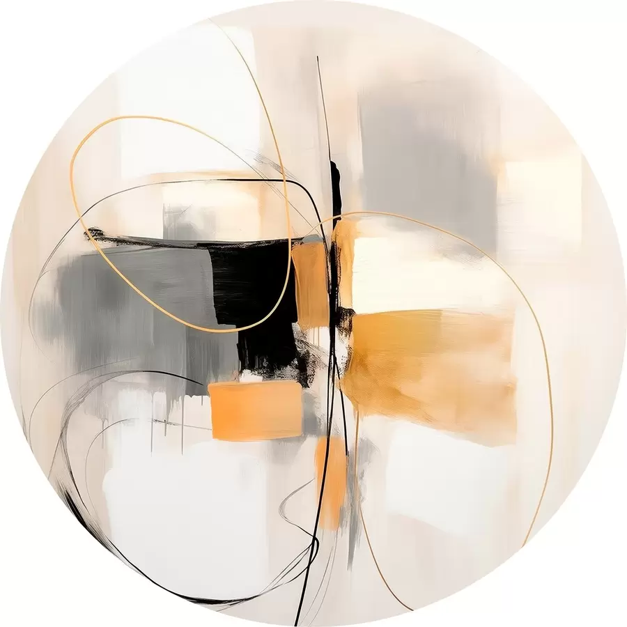 fotótapéta Absztrakt, vonalak és formák olajfestmény stílusban r46322