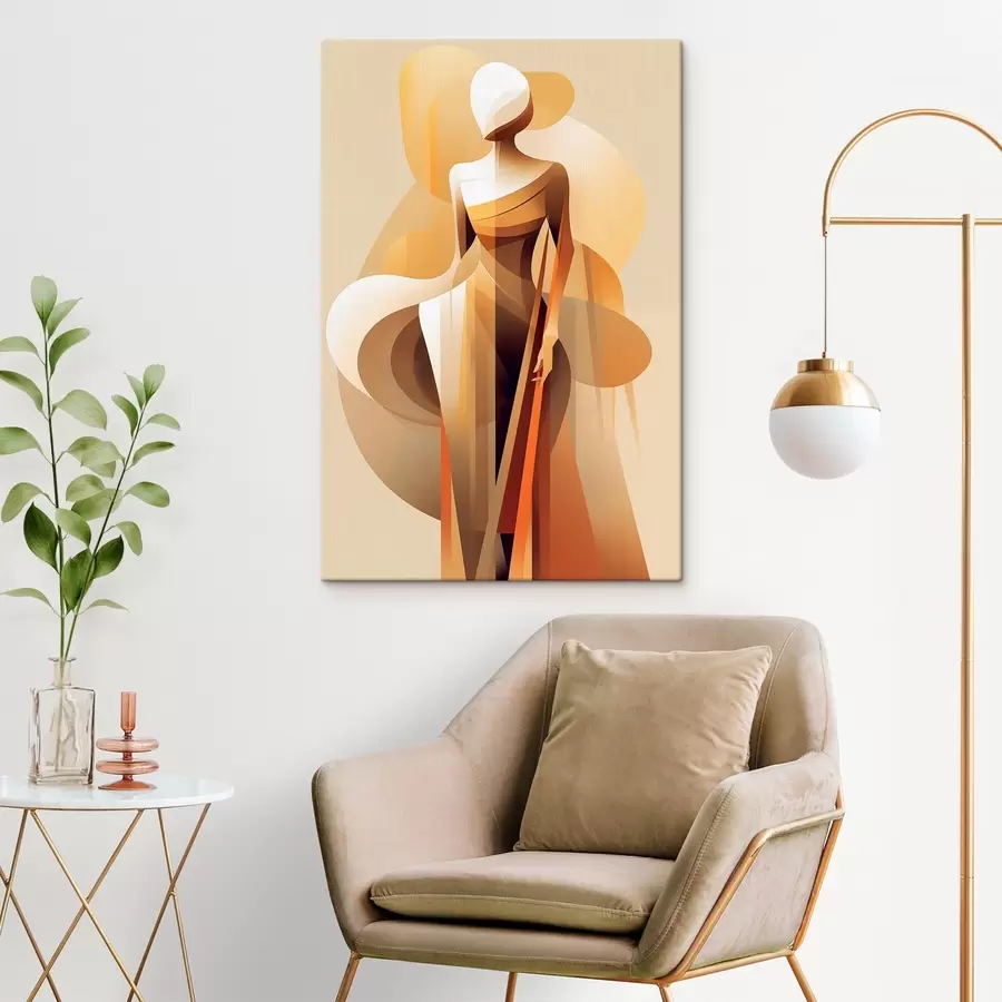 fotótapéta Absztrakt sziluett s46357