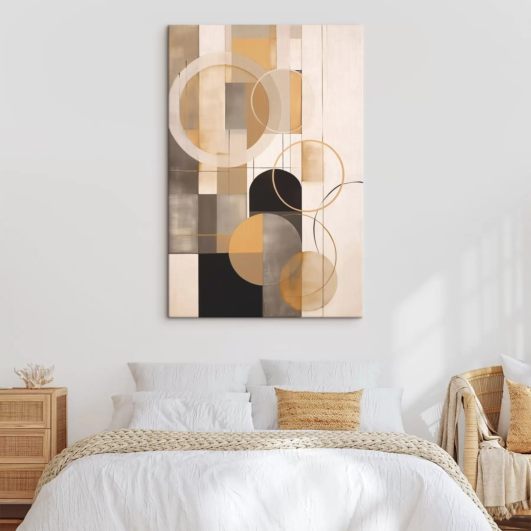 fotótapéta Geometrikus absztrakció körökkel s46359