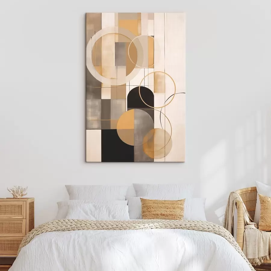 fotótapéta Geometrikus absztrakció körökkel s46359