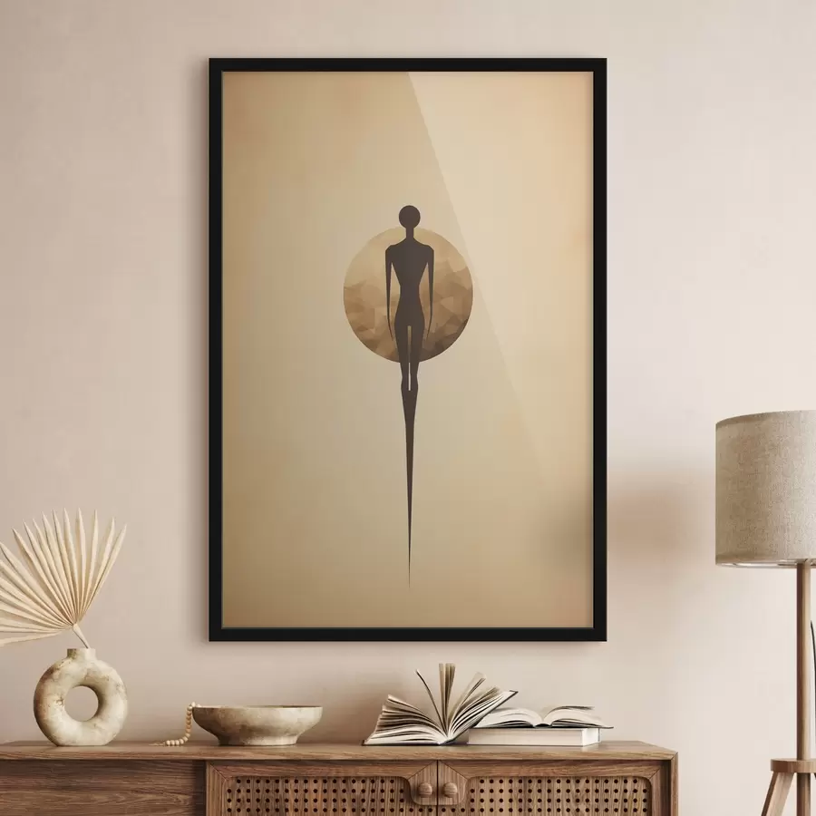 fotószőnyeg Absztrakt sziluett f46356