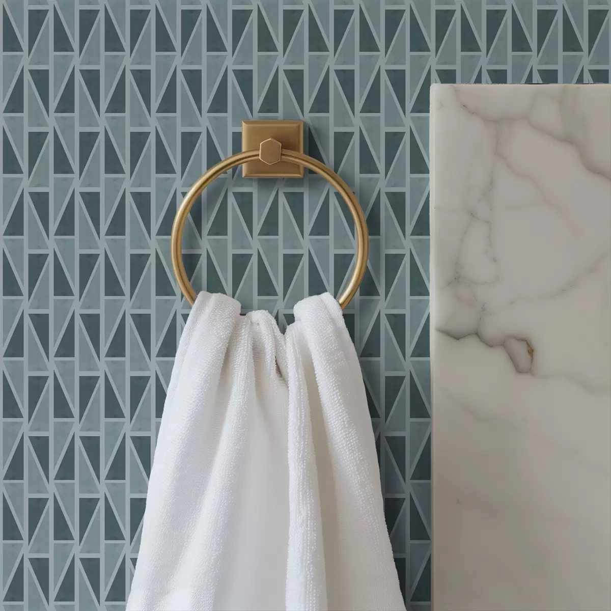 Háttérkép Zöldes üvegpanel rács diagonális merevítőkkel a00902