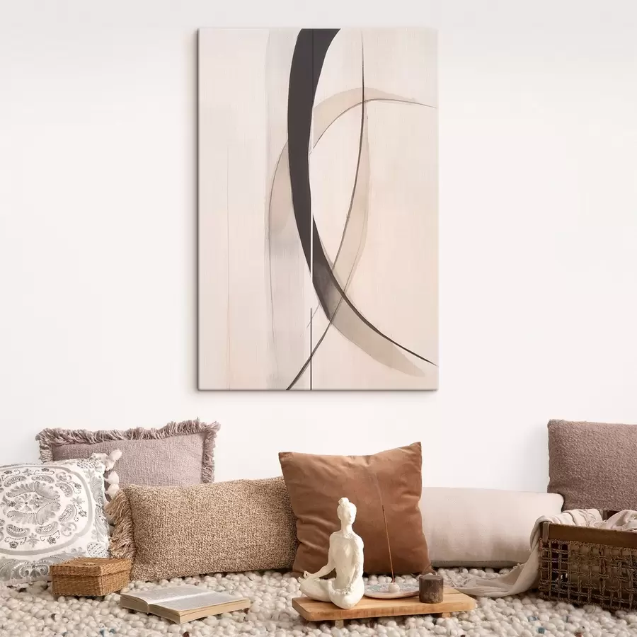 fotótapéta Elegáns kalligráfia. Absztrakció s46468