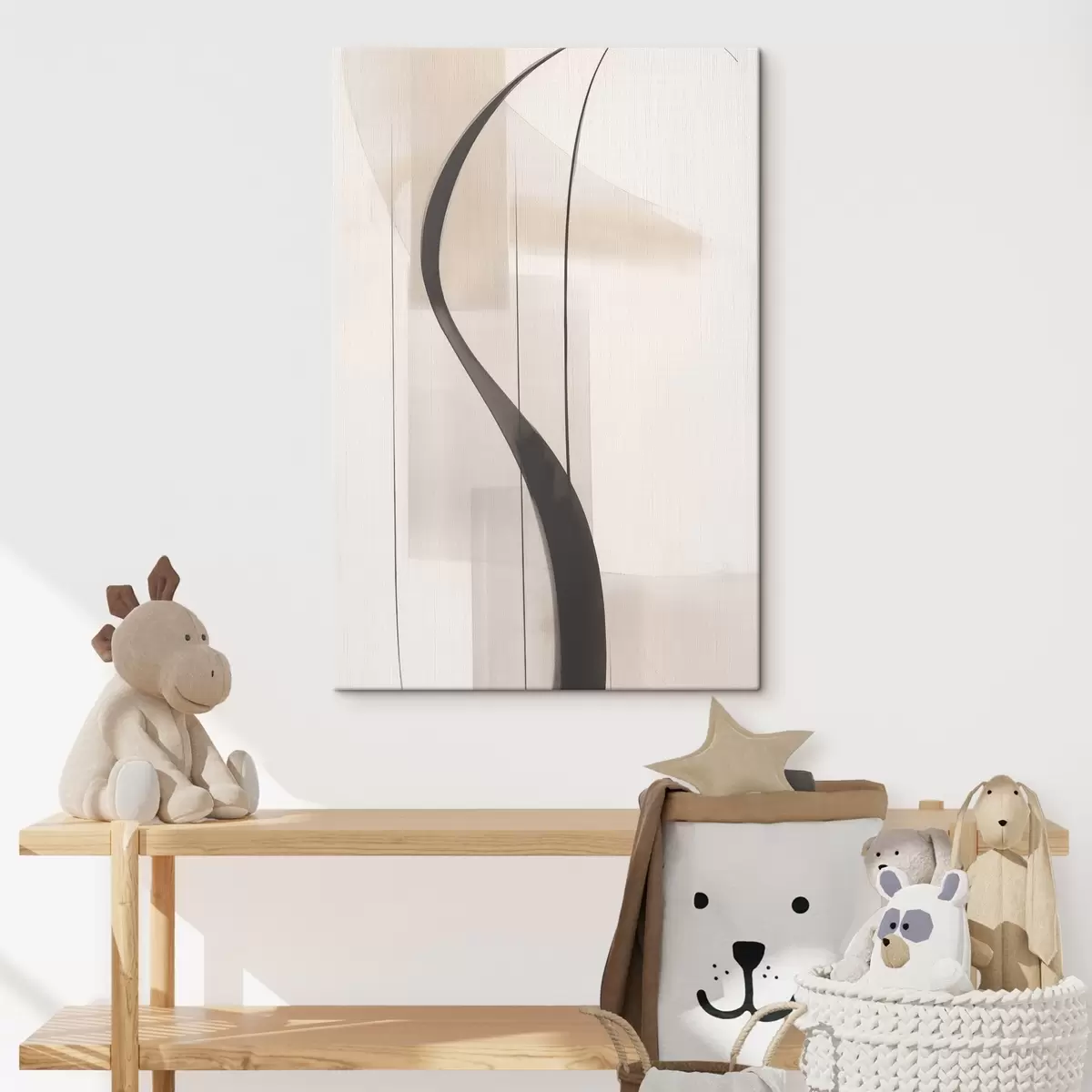 fotótapéta Elegáns kalligráfia. Absztrakció s46469