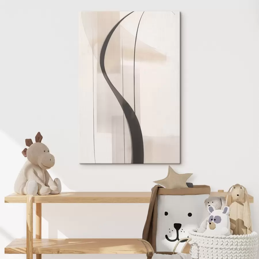 fotótapéta Elegáns kalligráfia. Absztrakció s46469