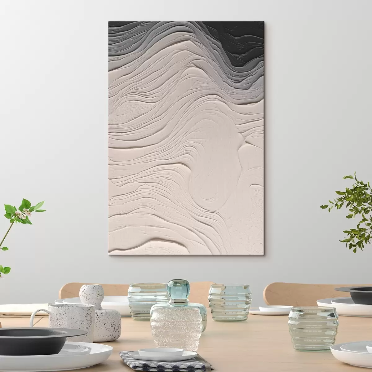 fotótapéta Hullámos textúra s46474