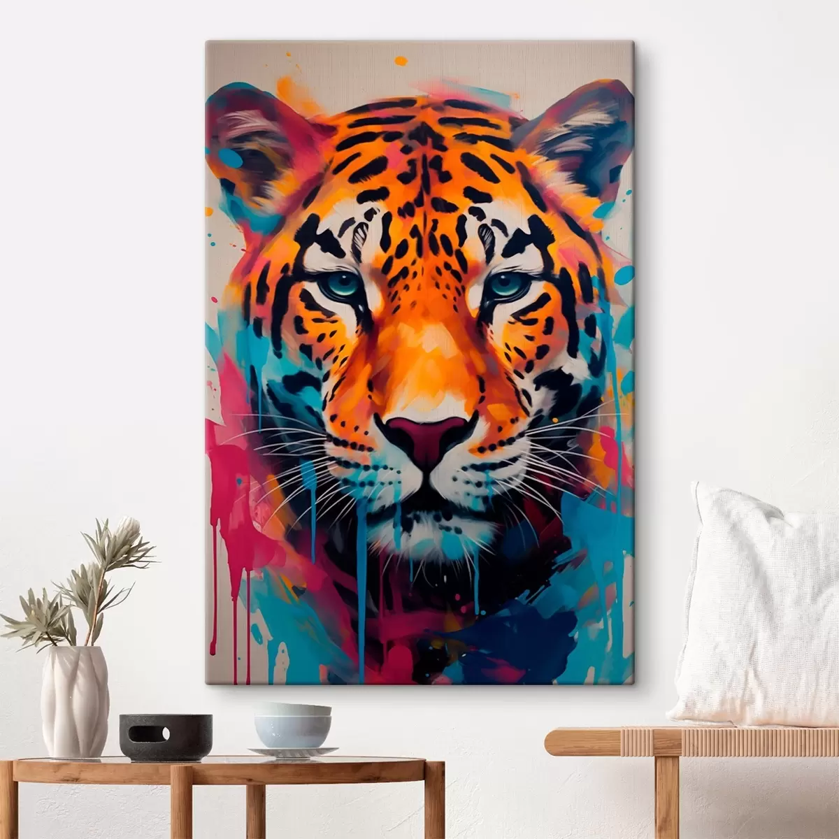 fotótapéta Utcai művészet stílusú jaguár s46476