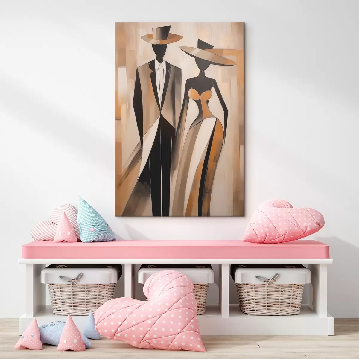 fotótapéta Pár sziluettek s46477