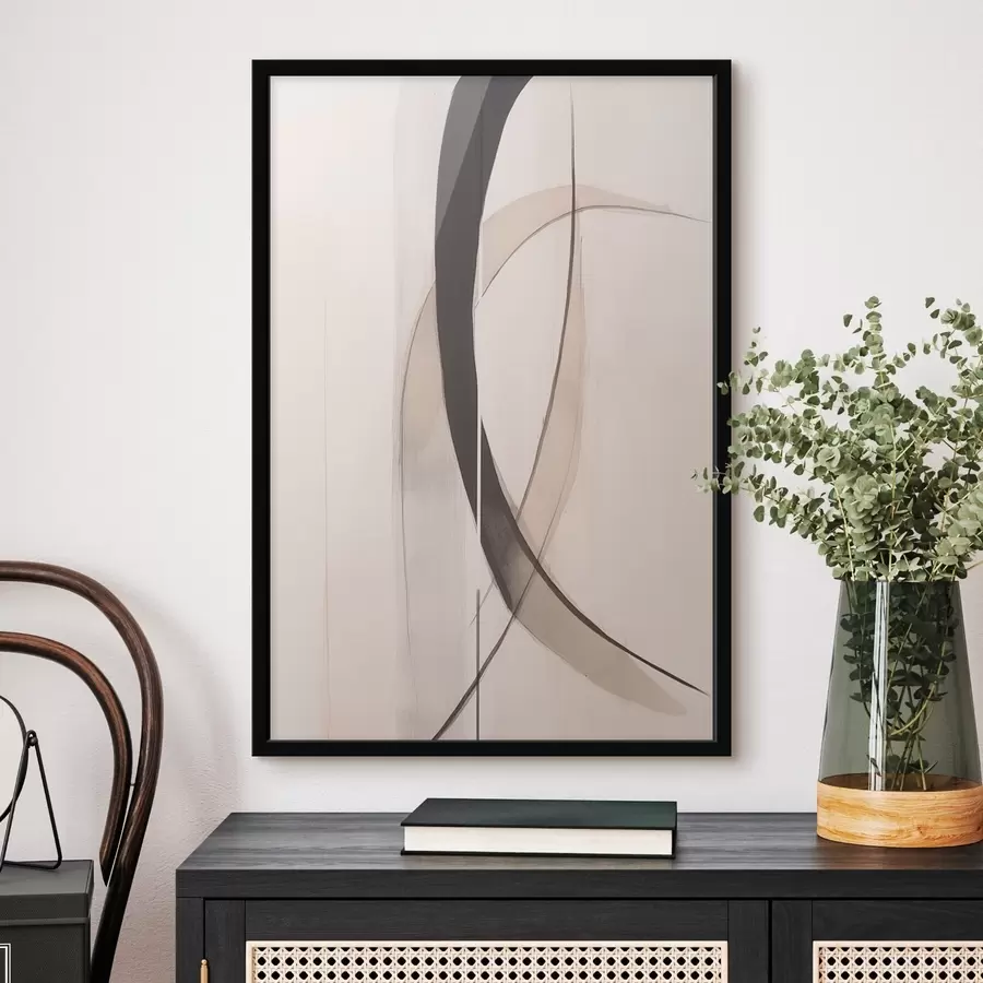 fotószőnyeg Elegáns kalligráfia. Absztrakció f46468