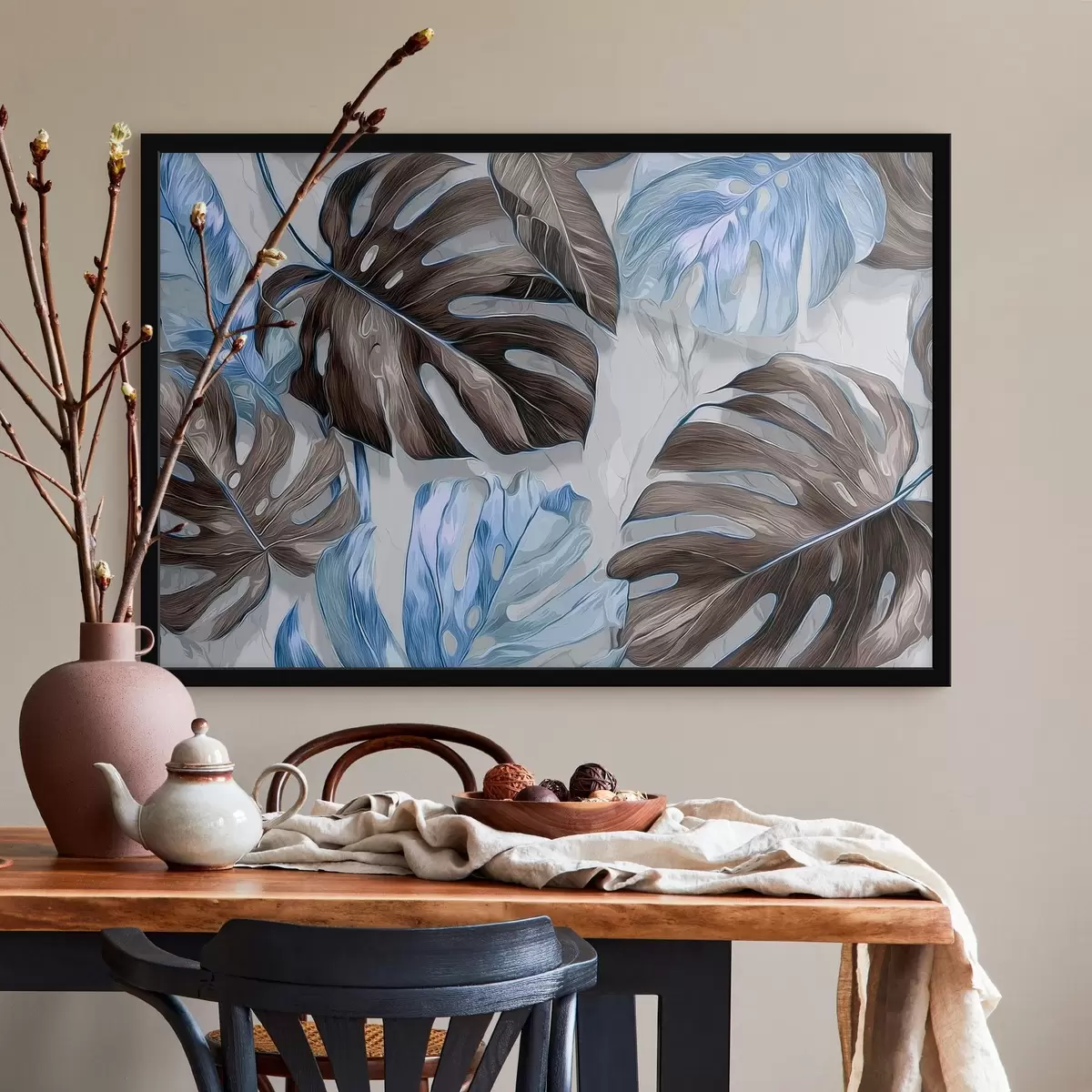 Plakát a sziklán Levelek f46472