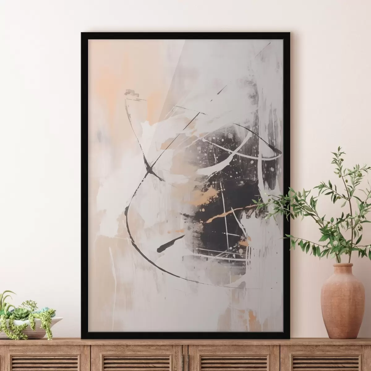 Plakát a sziklán Kontrasztos expresszionizmus f46557