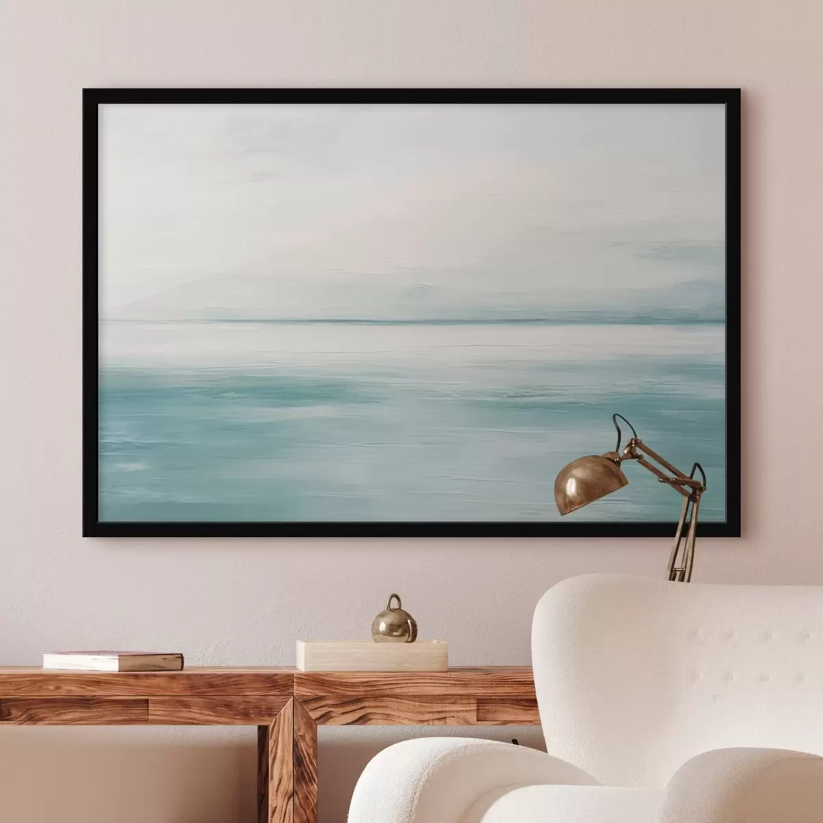 Plakát a sziklán Absztrakt tenger f46558