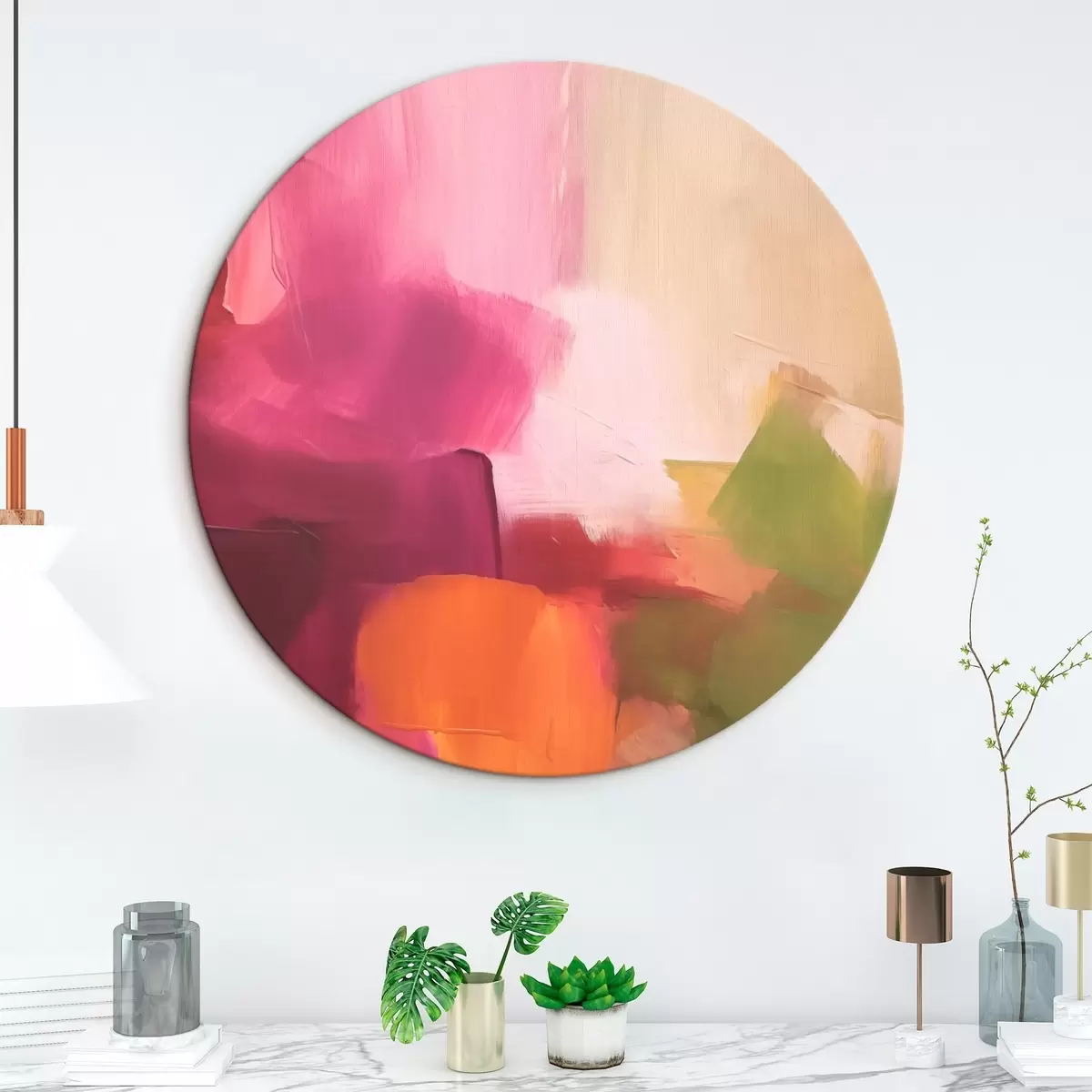 Kerek festmények Absztrakt festészet r46460