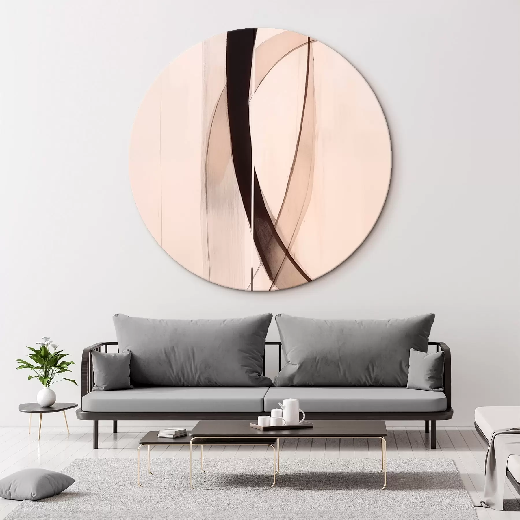 fotótapéta Elegáns kalligráfia. Absztrakció r46468