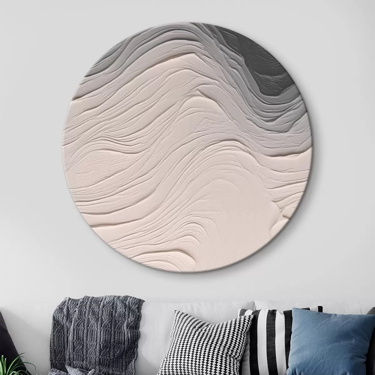 Kerek festmények Hullámos textúra r46474