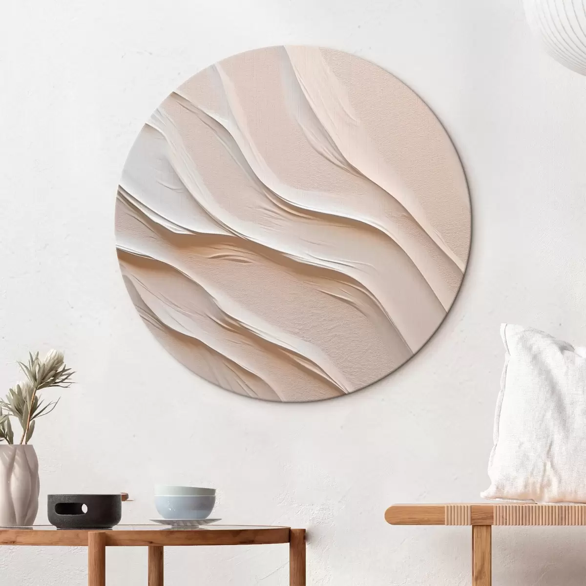 Kerek festmények Hullámok, absztrakció r46555