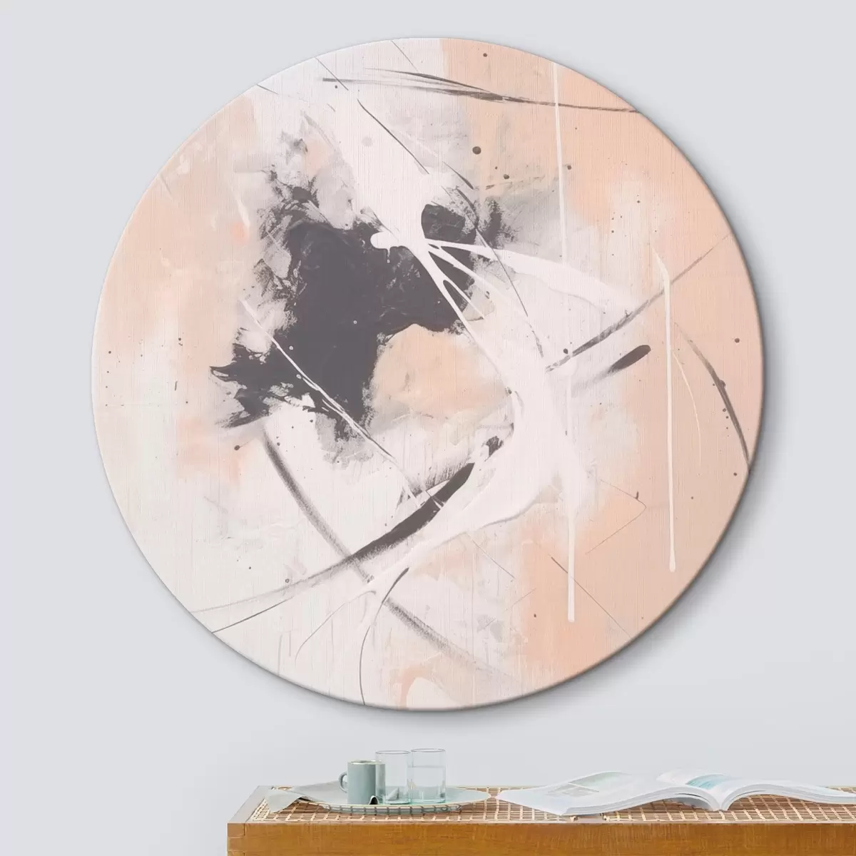 Kerek festmények Absztrakció r46556