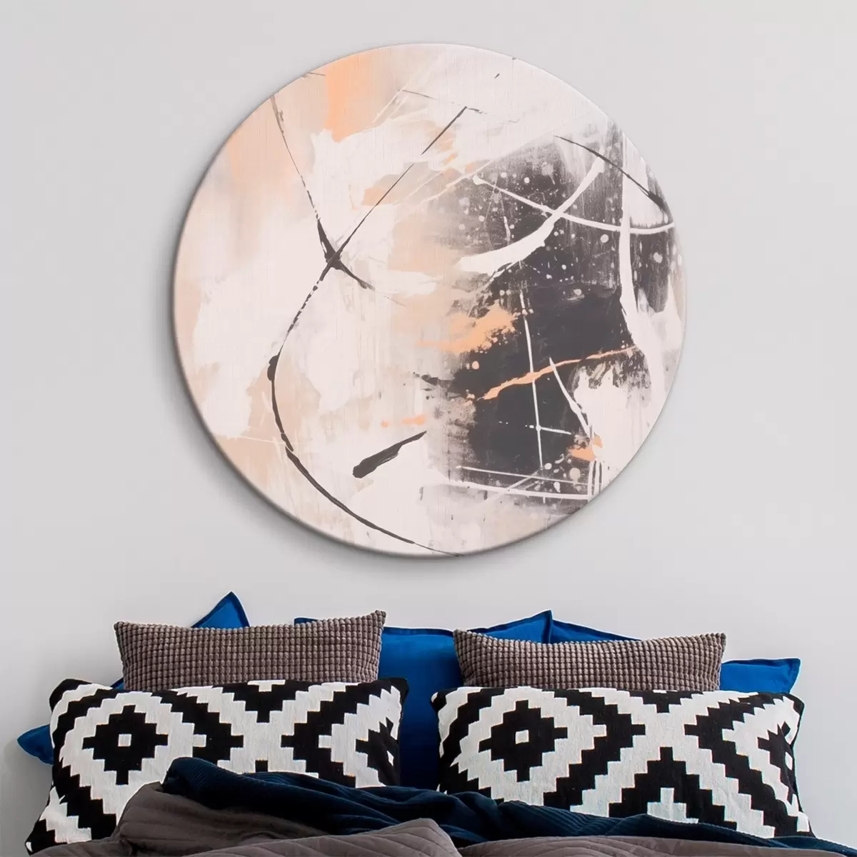 Kerek festmények Kontrasztos expresszionizmus r46557