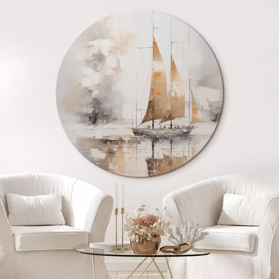 fotótapéta Vitorlás hajó utánzat festmény r46565