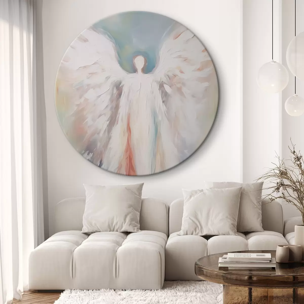 Kerek festmények angyal r46567