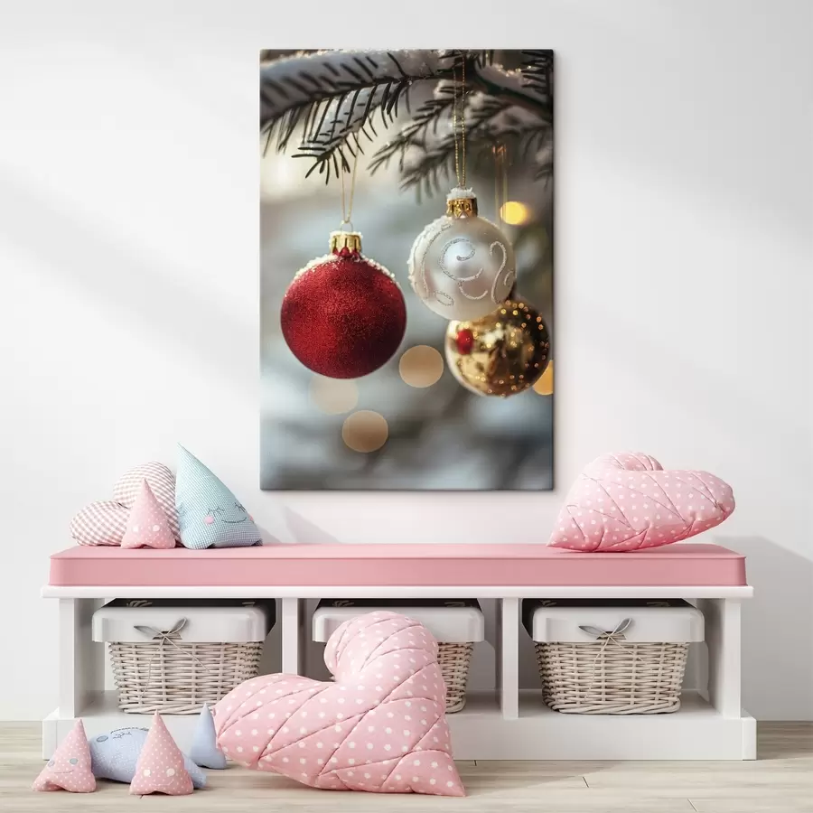 fotótapéta Karácsonyi díszek s46588