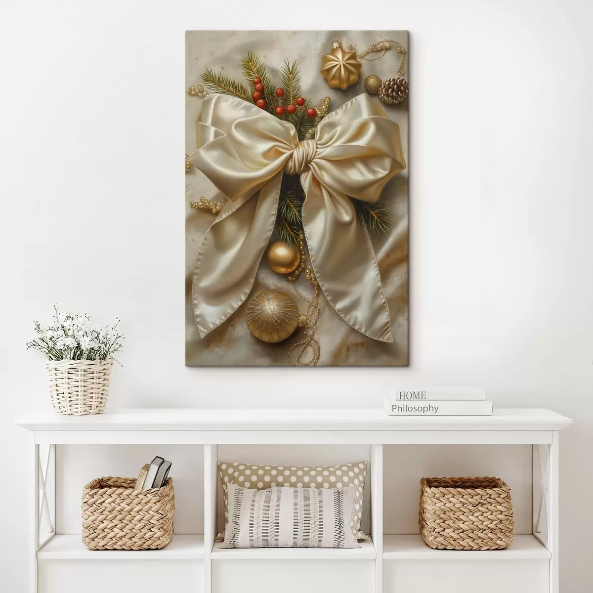 fotótapéta Karácsonyi masni s46592