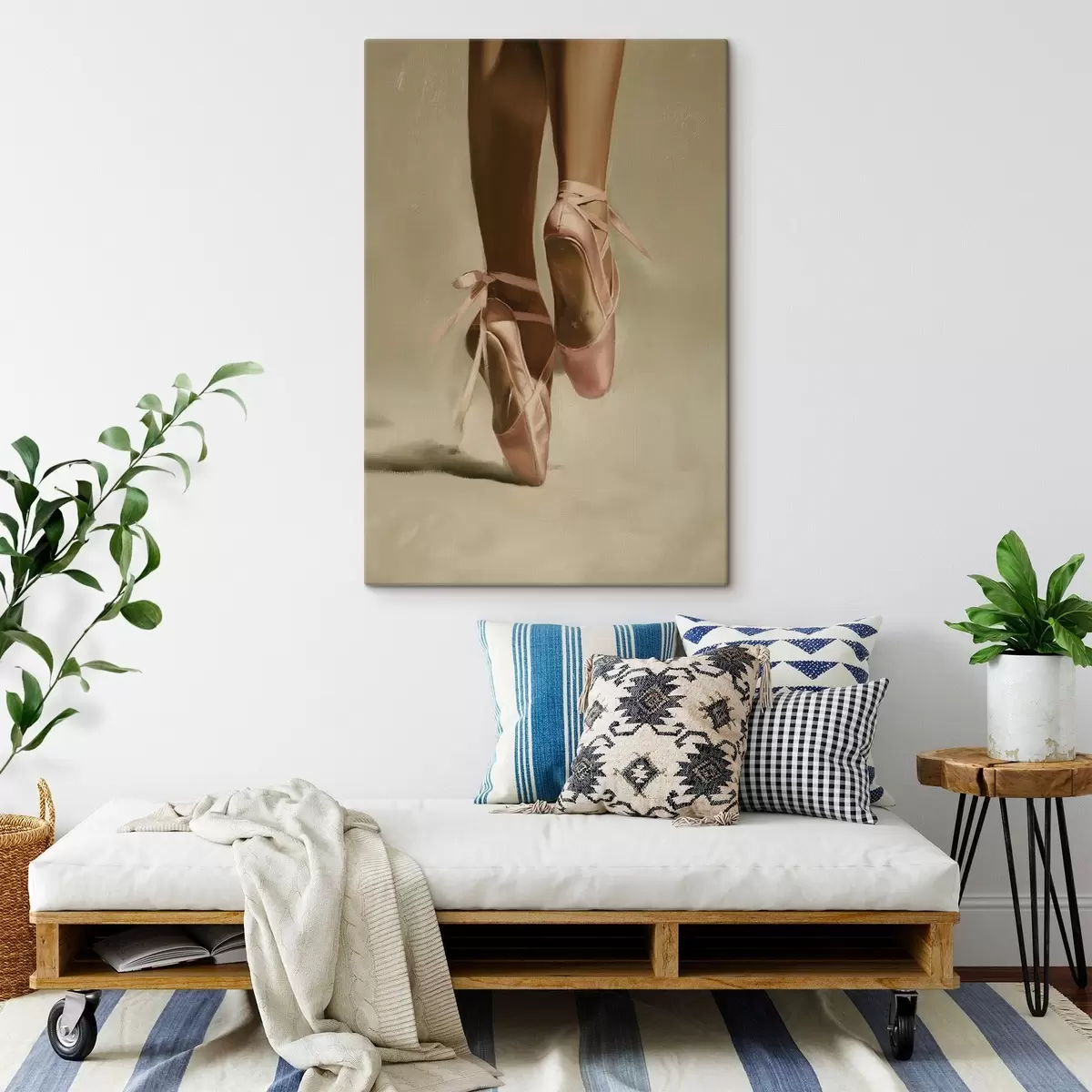 fotótapéta Rózsaszín balettcipő s46597