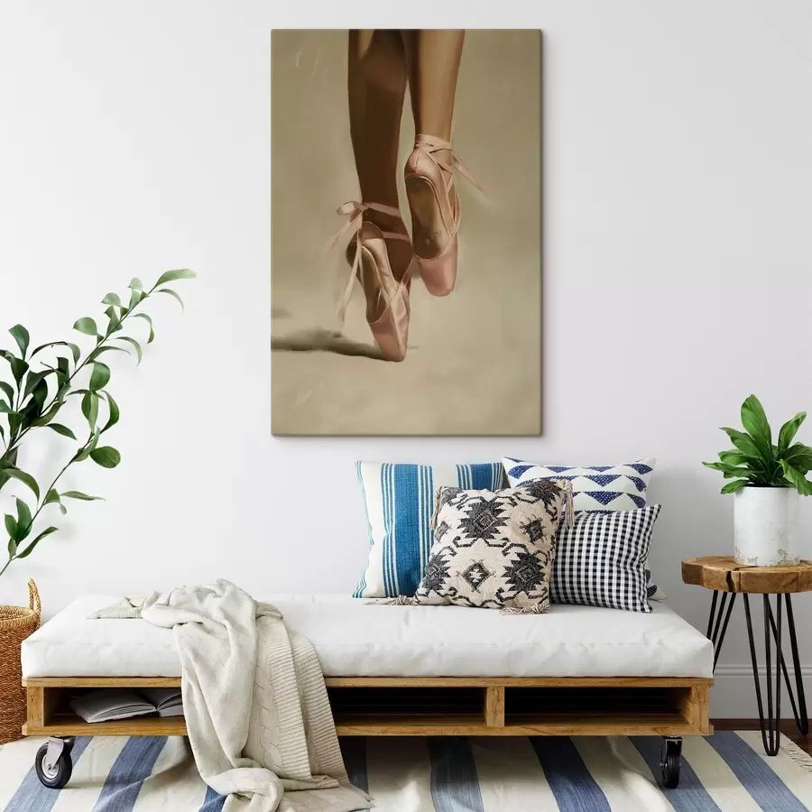 fotótapéta Rózsaszín balettcipő s46597