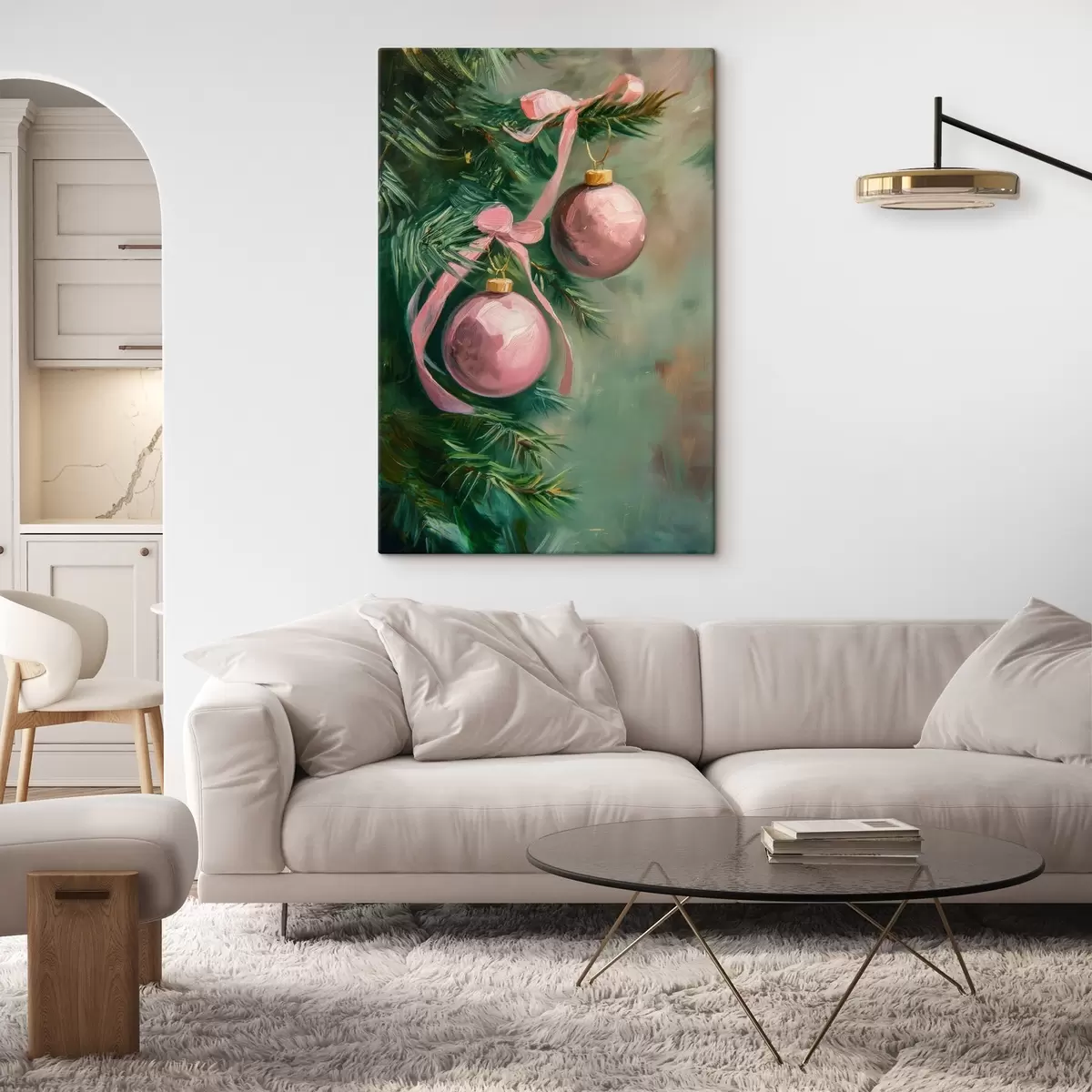 fotótapéta Karácsonyfa díszek s46598