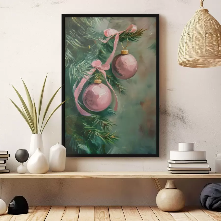 fotószőnyeg Karácsonyfa díszek f46598