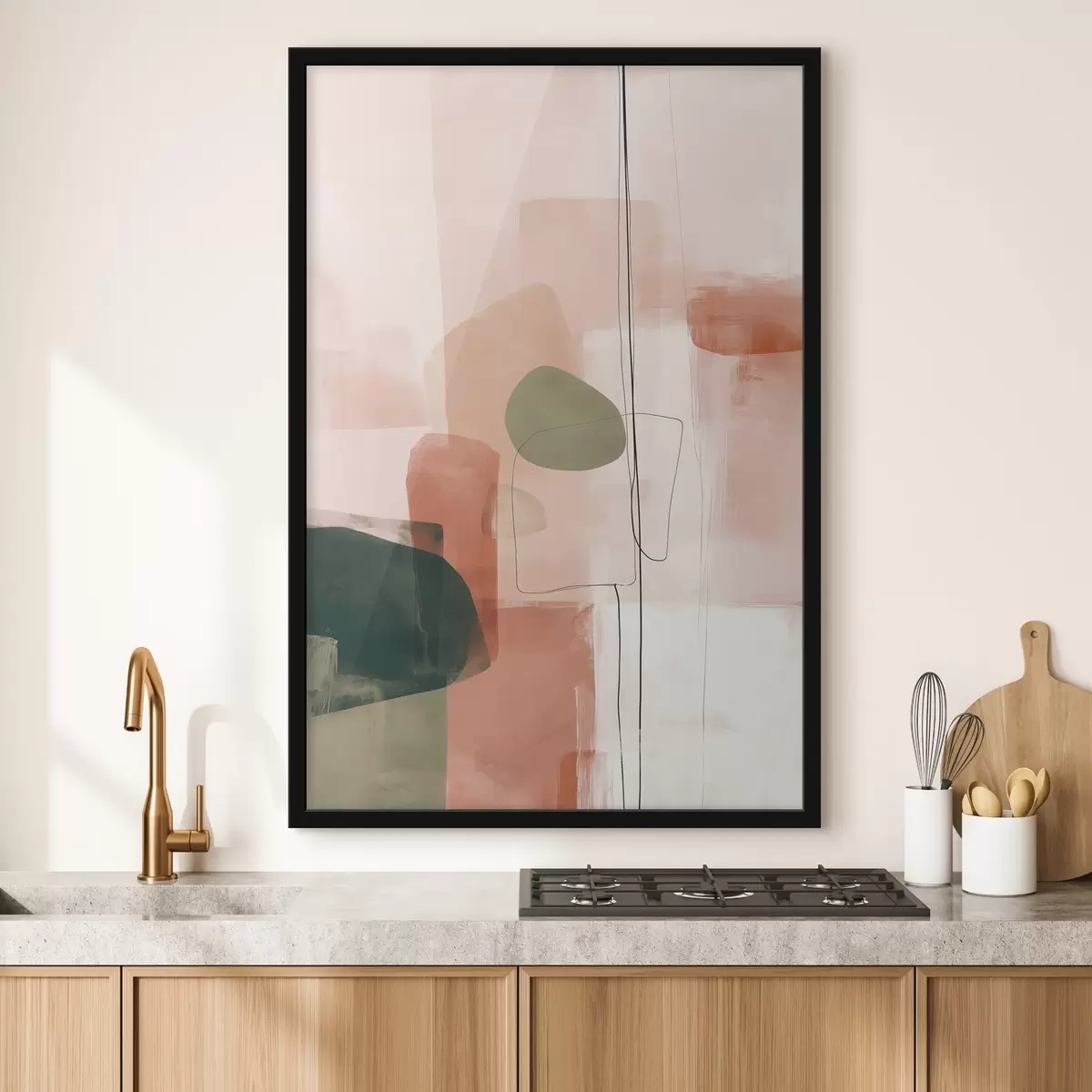 Plakát a sziklán Absztrakció f46575