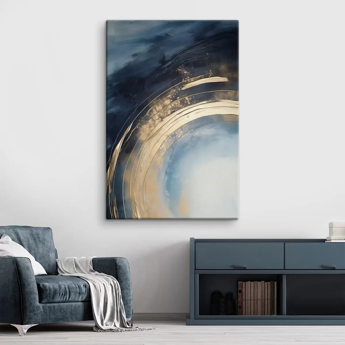 fotótapéta Széles gyűrű, világos középponttal és foltos mázzal s46488