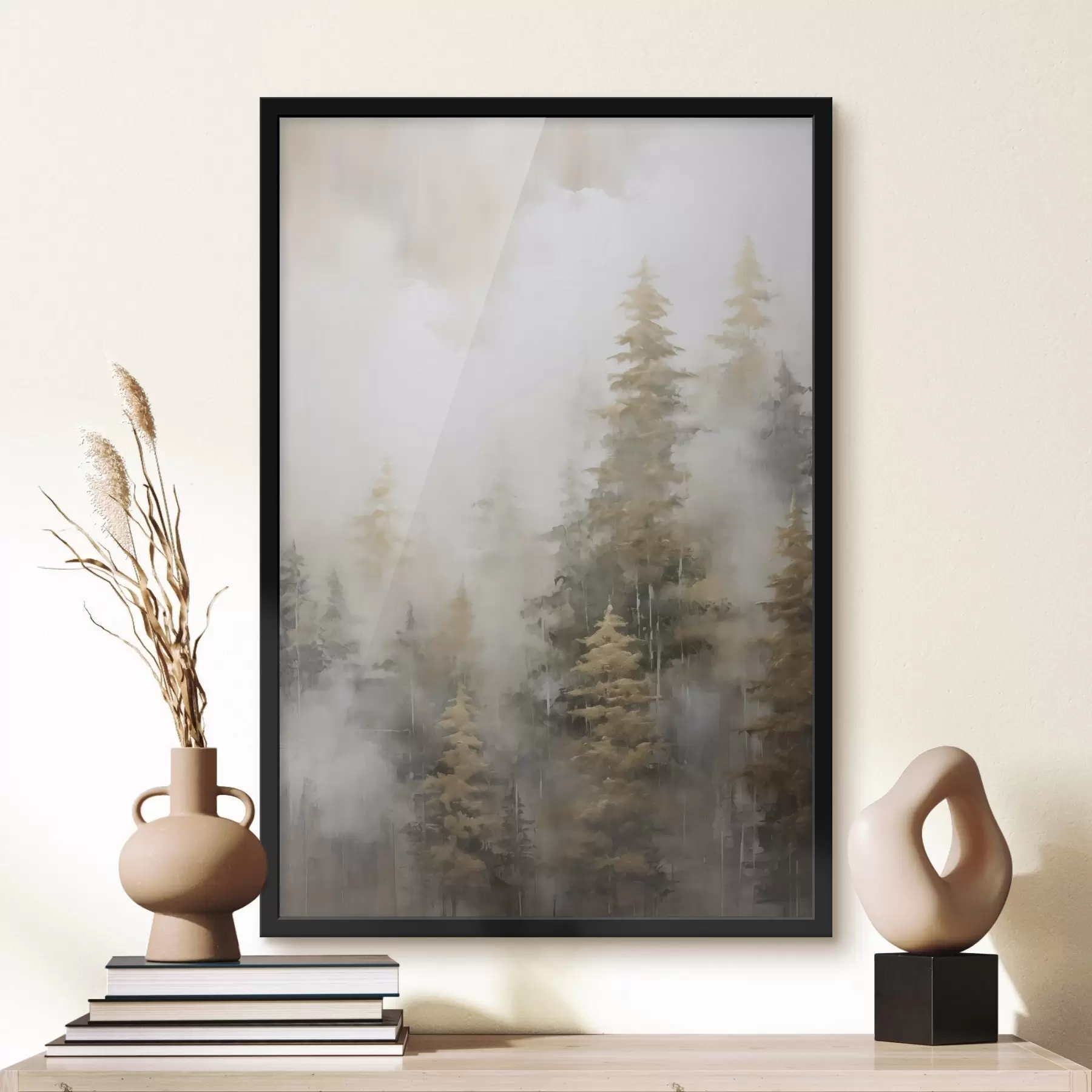 fotószőnyeg Festészet erdő utánzata f46672