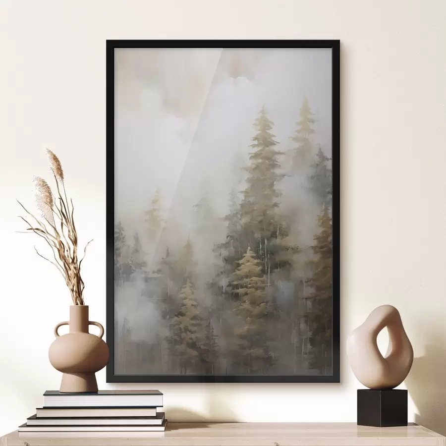 fotószőnyeg Festészet erdő utánzata f46672