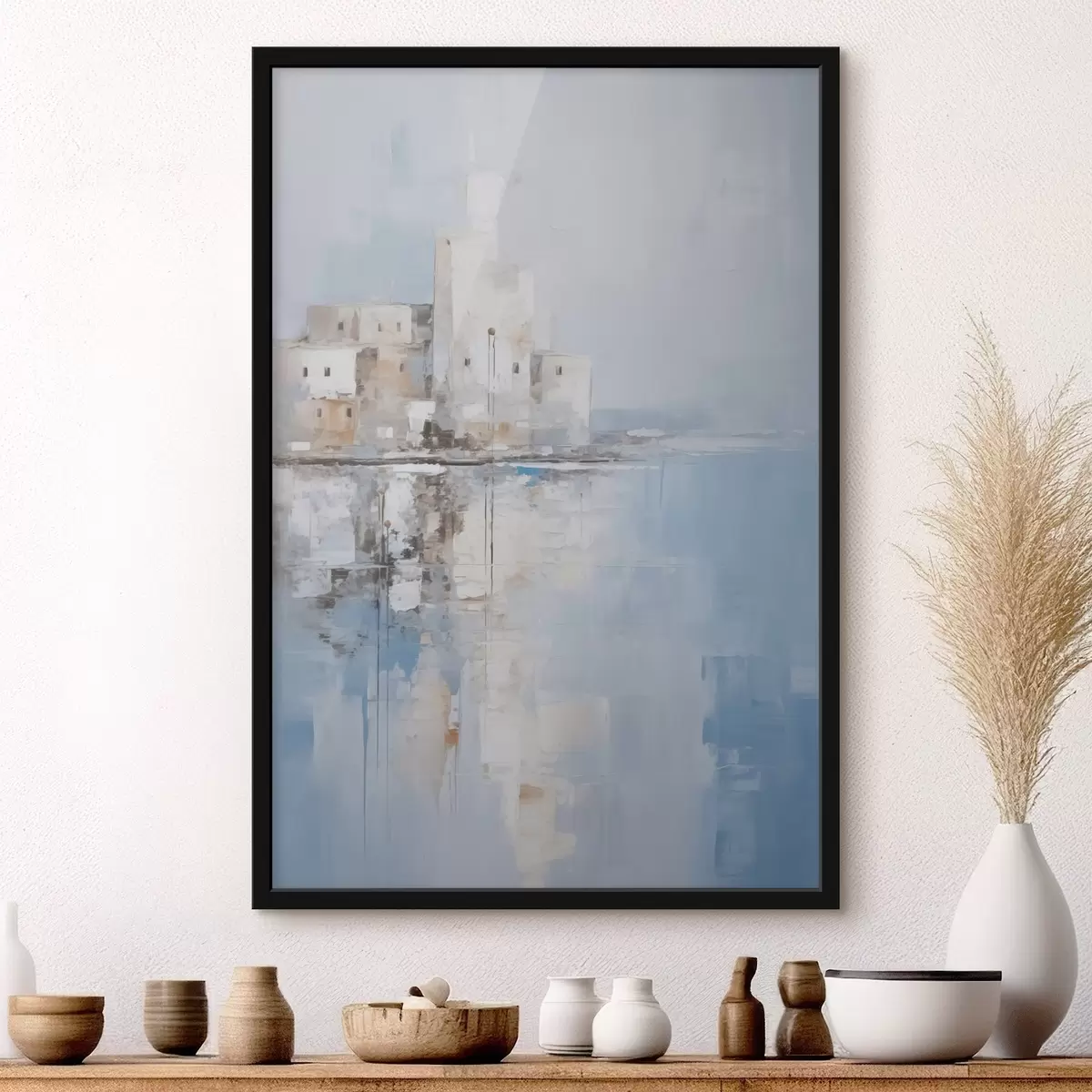 Plakát a sziklán Absztrakt tájképfestészet f46674