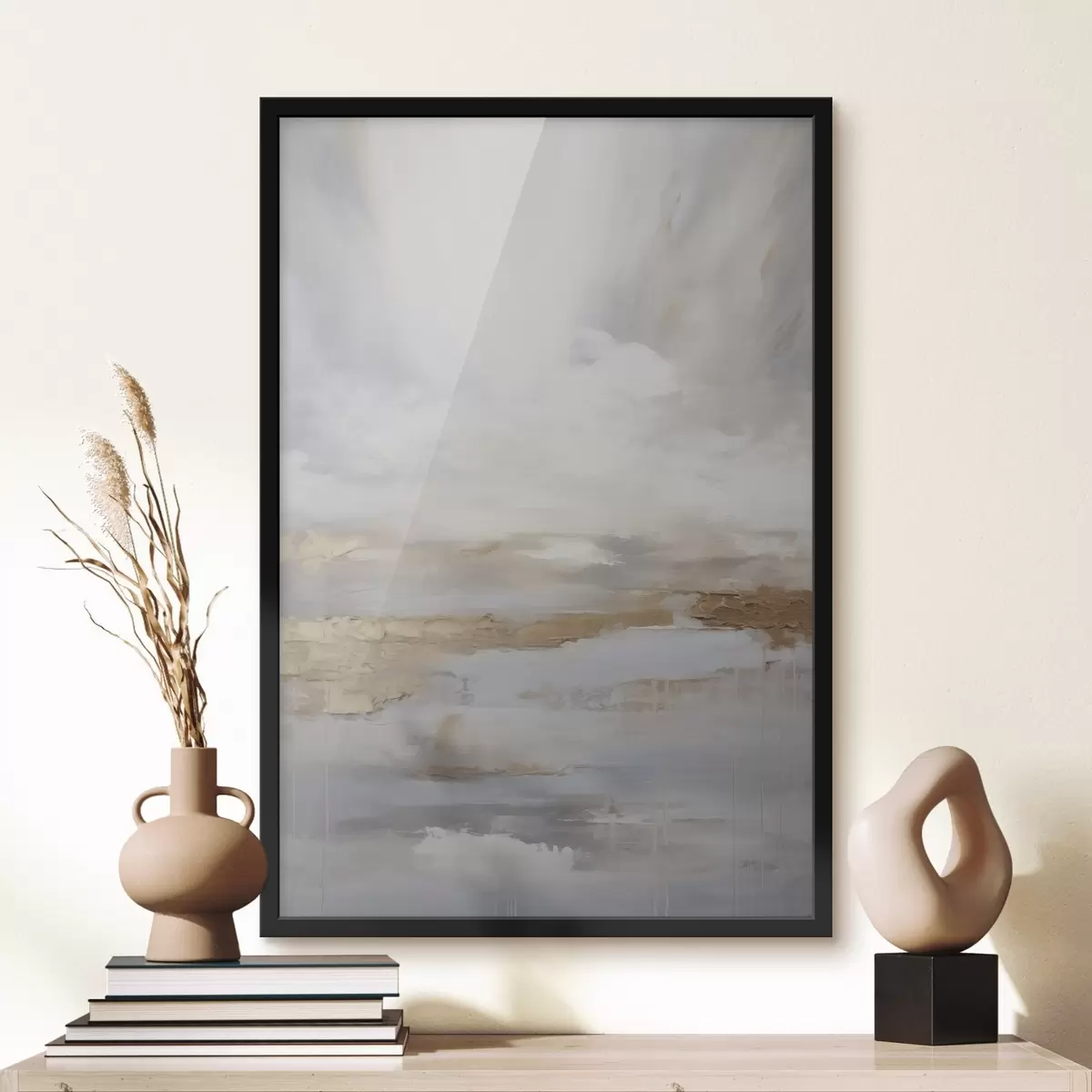 Plakát a sziklán Absztrakt kompozíció festmény utánzat f46678