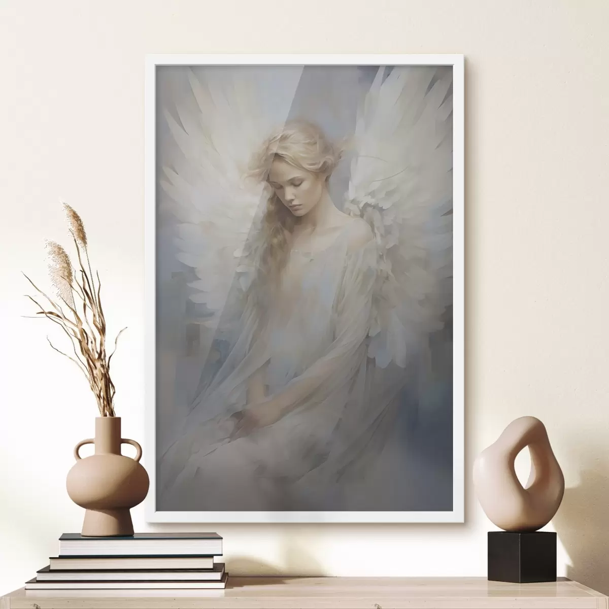 Plakát a sziklán Angyal absztrakció f46681