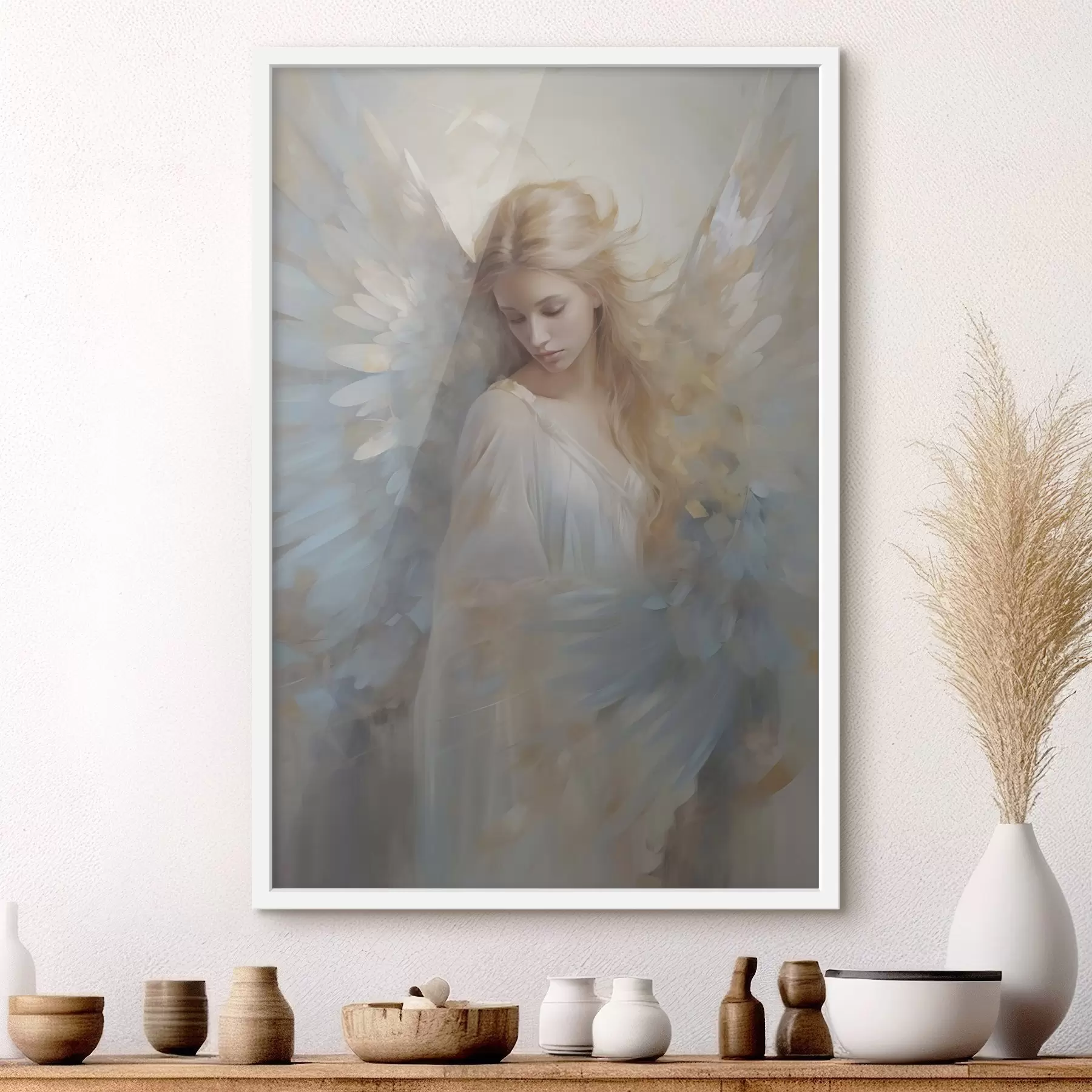 fotószőnyeg Angyal absztrakt festmény utánzat f46682