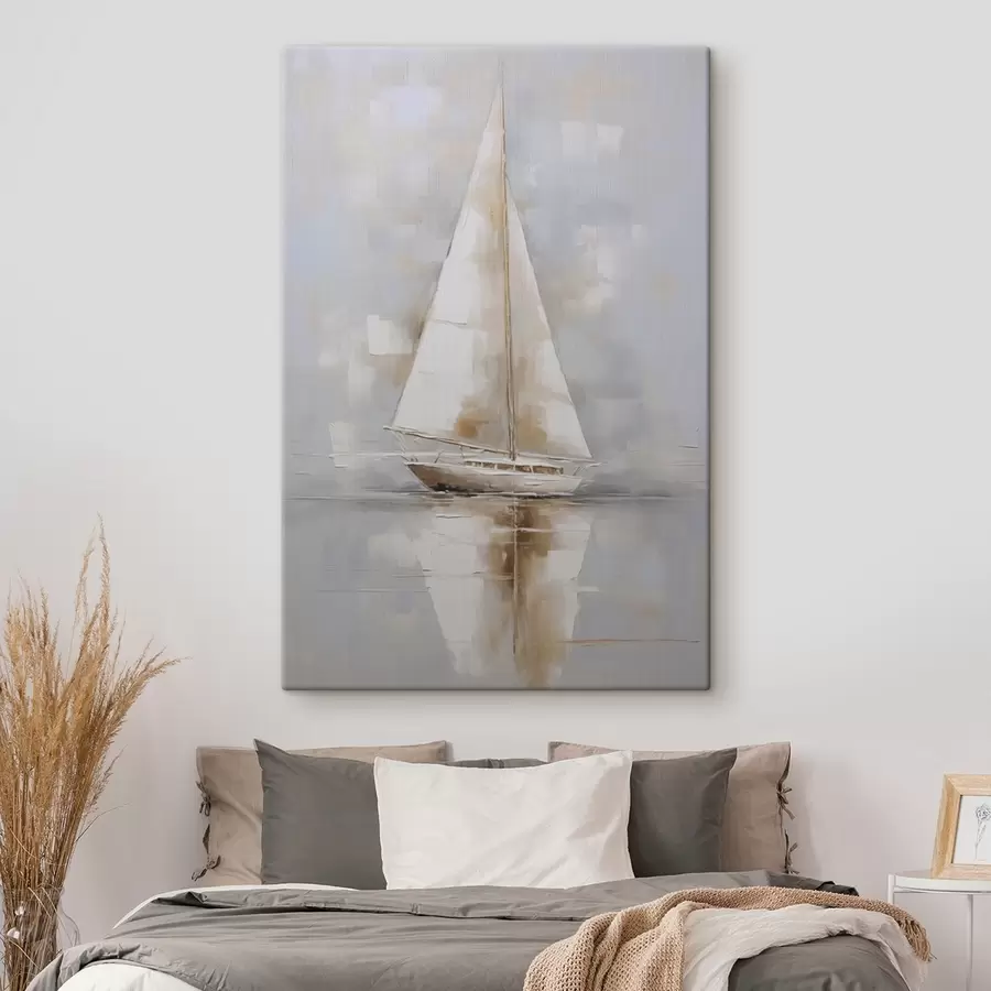 fotótapéta Vitorlás hajó utánzat festmény s46677