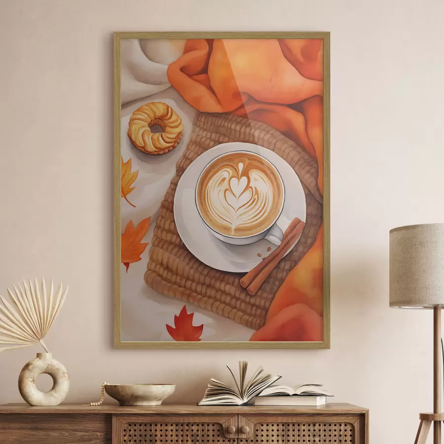 fotószőnyeg Őszi latte f46623