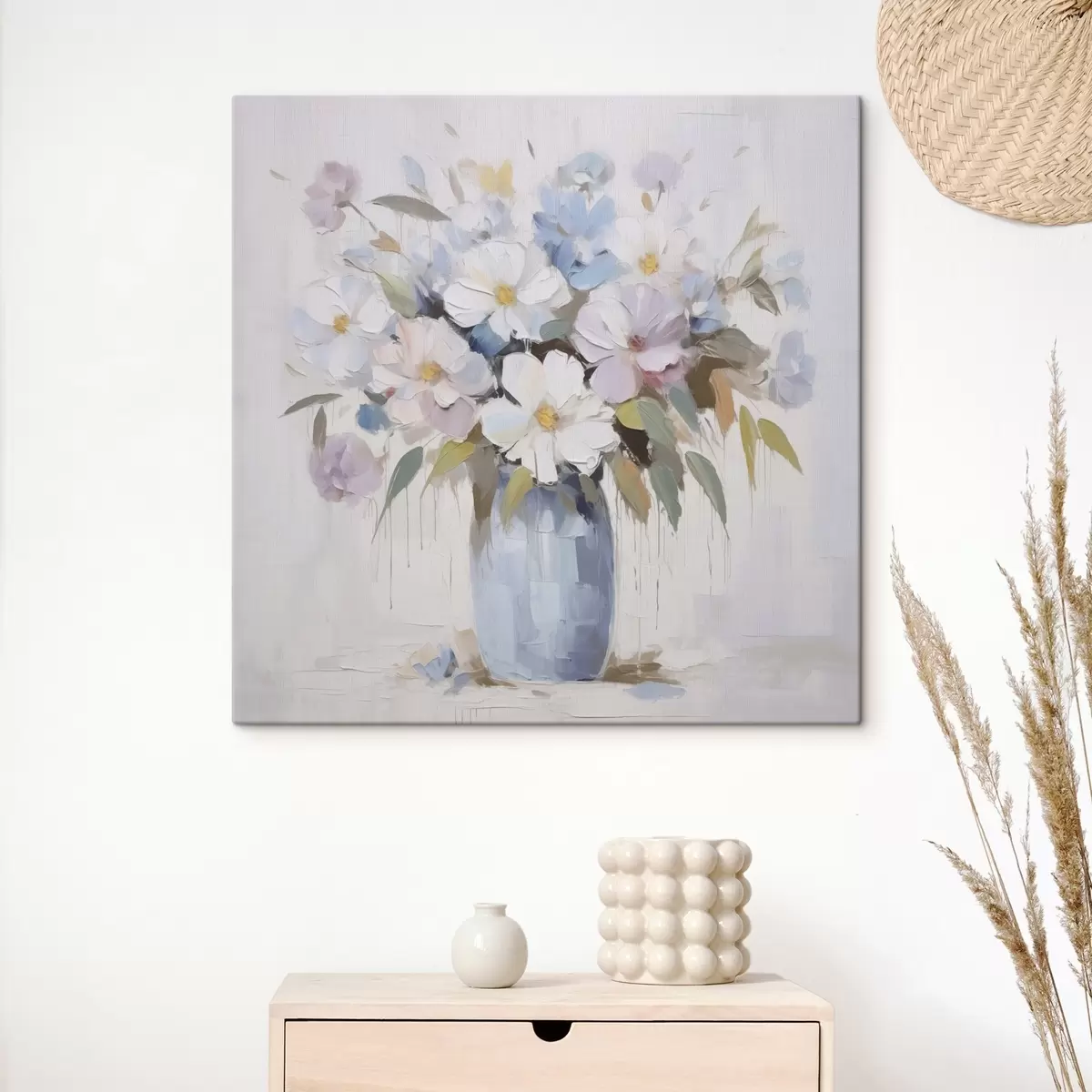 fotótapéta Virágok vázában utánzat festmény s46714