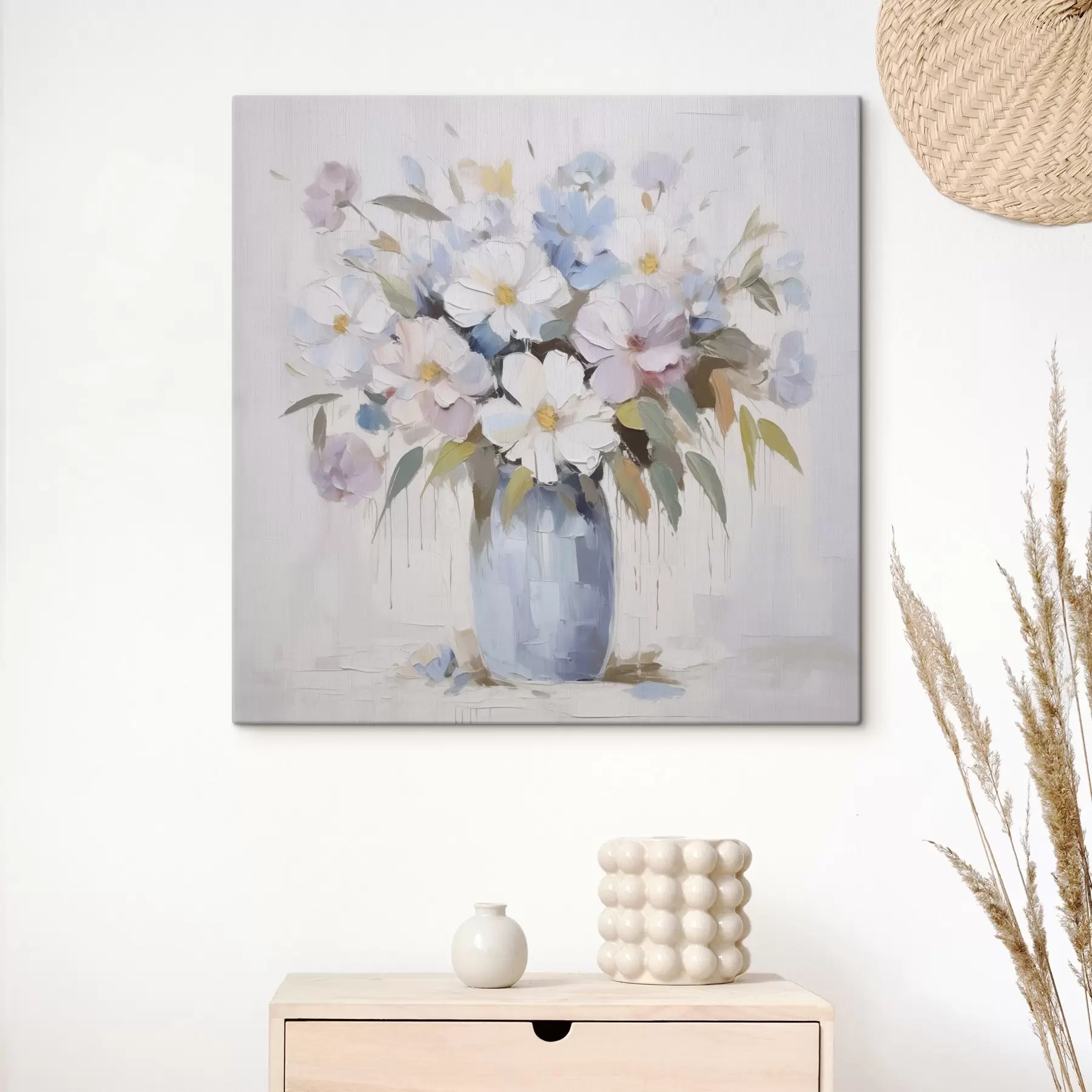 fotótapéta Virágok vázában utánzat festmény s46714