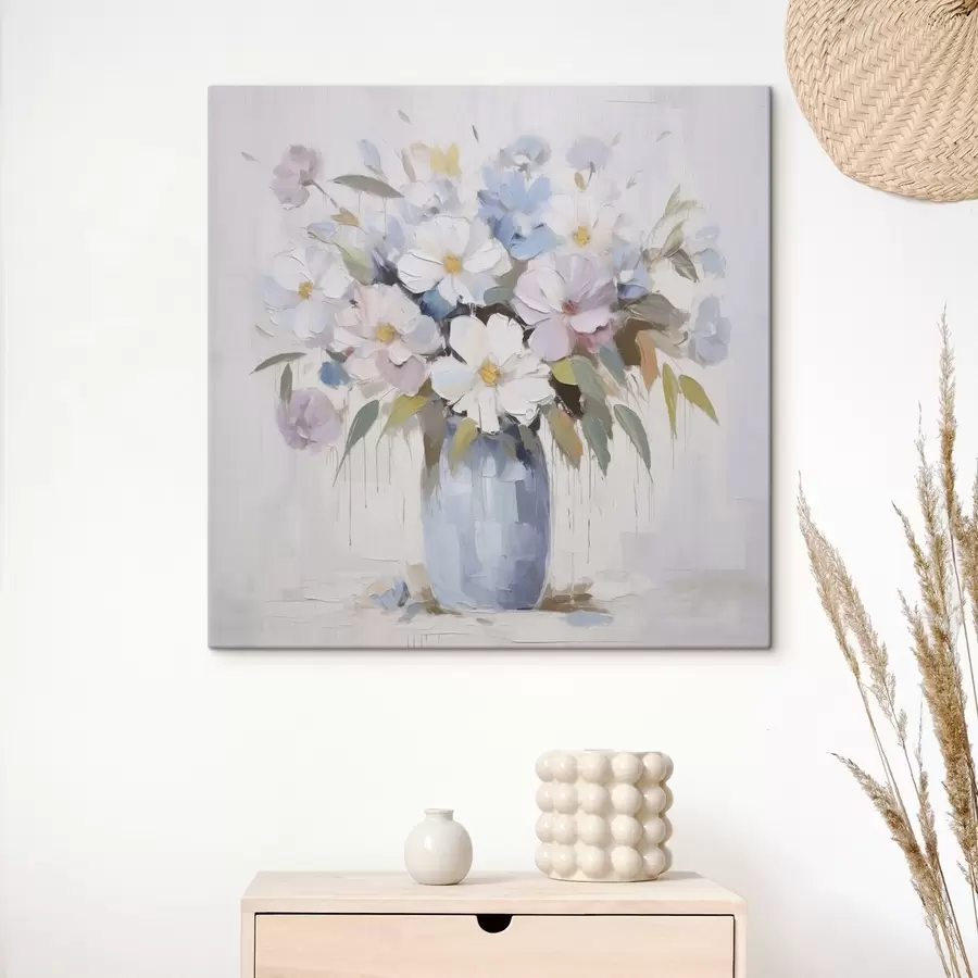 fotótapéta Virágok vázában utánzat festmény s46714