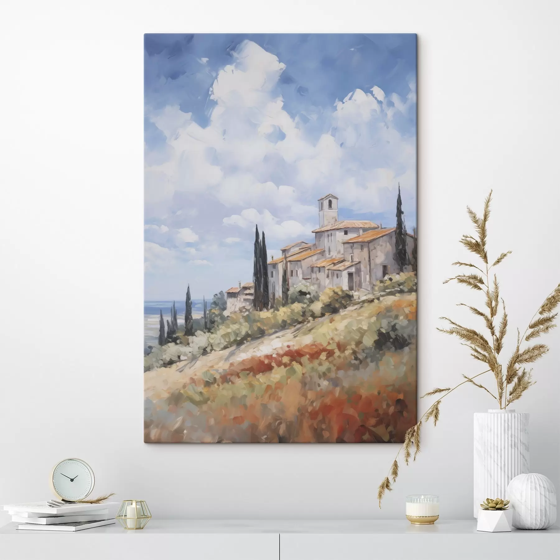 fotótapéta Festészet vidéki táj utánzata s46716