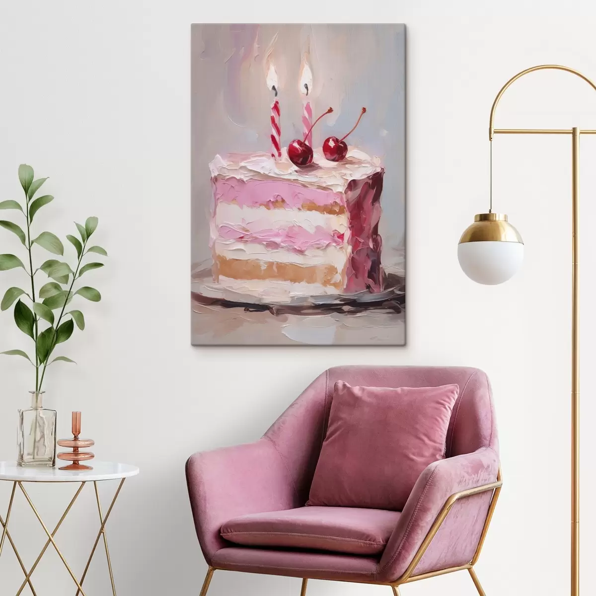 fotótapéta Festményt utánzó torta s46718