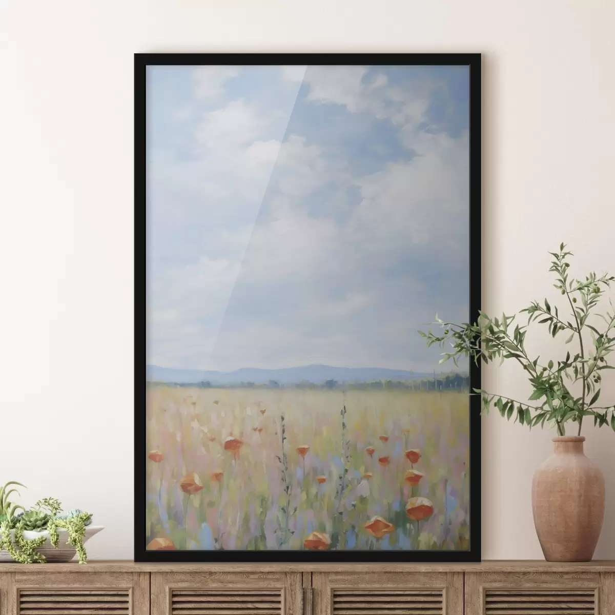 Plakát a sziklán Terepi utánzat festmény f46715