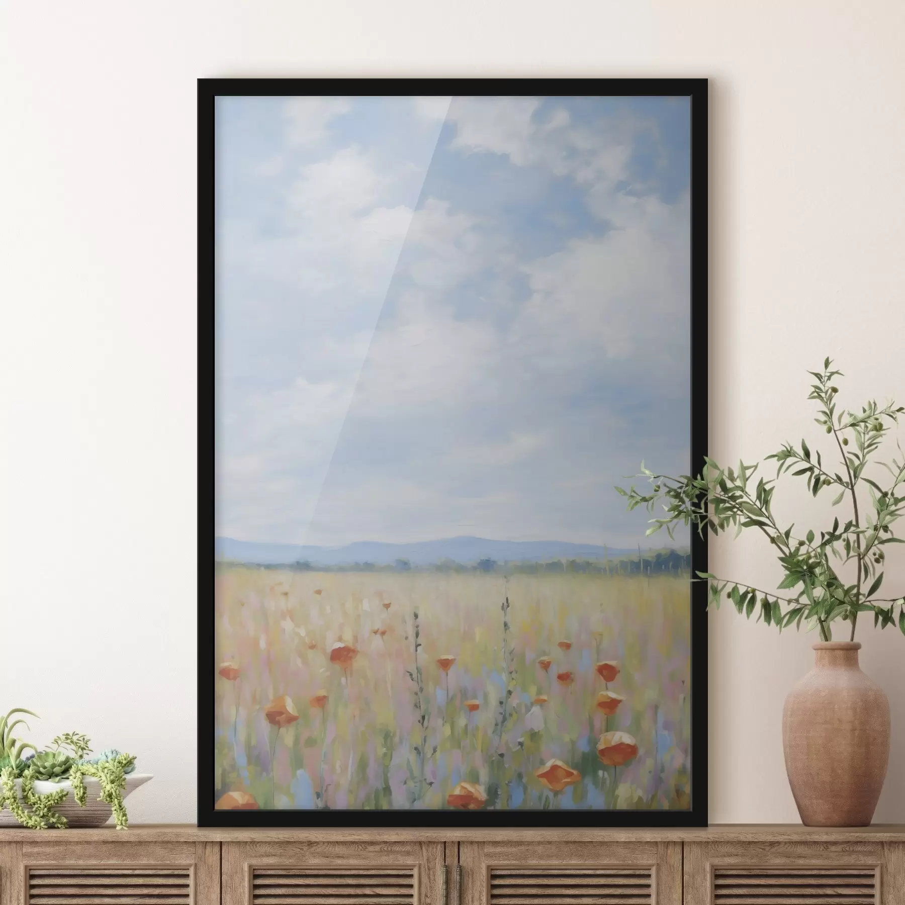 fotószőnyeg Terepi utánzat festmény f46715