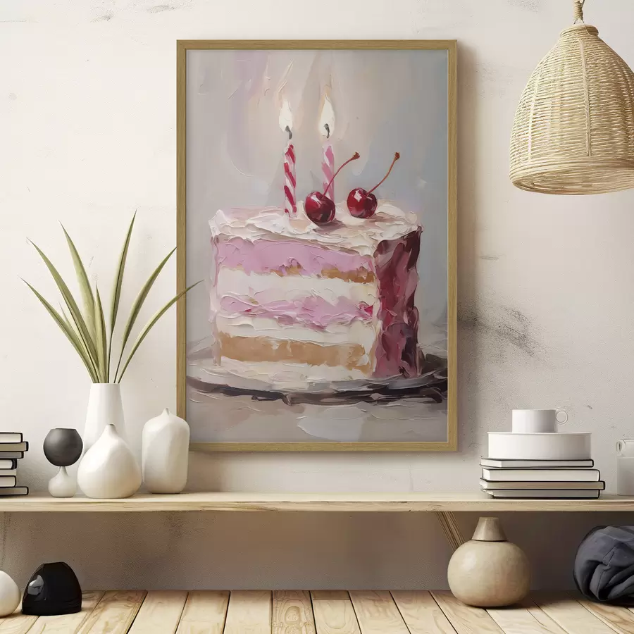 fotószőnyeg Festményt utánzó torta f46718