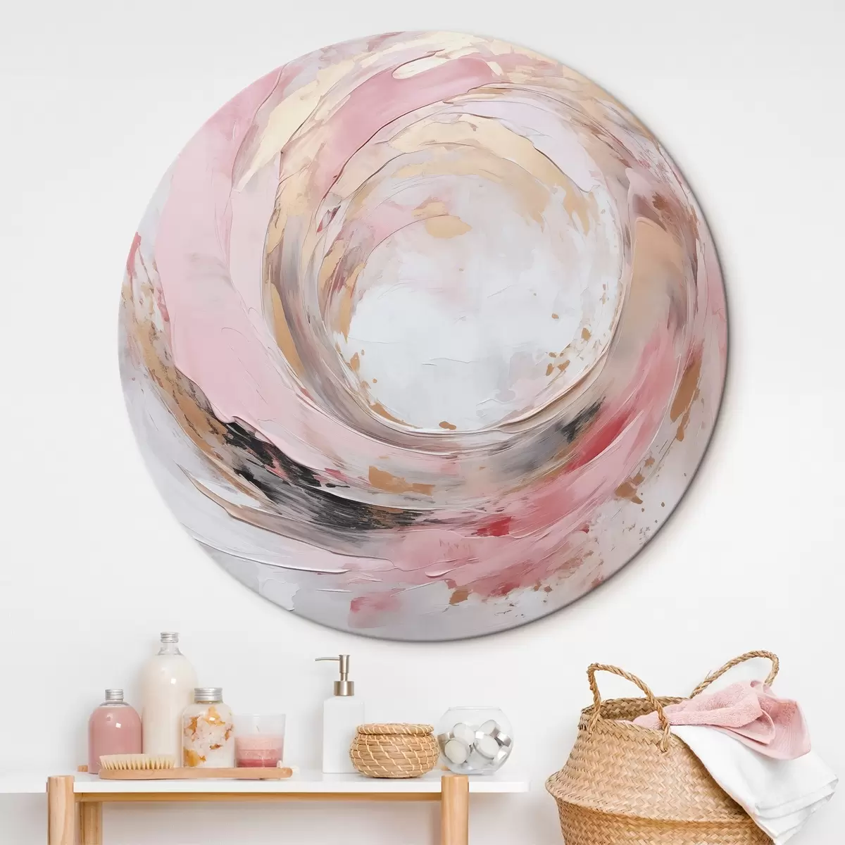 Kerek festmények Whirlwind, utánzat festmény r46744